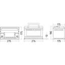 Aku  Chryslerile  + vasakul  75Ah  720A 12V Sznajder
